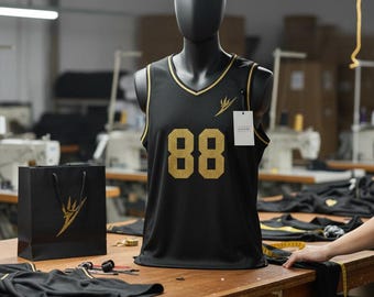 Custom Basketball Jersey – Personalized Sportswear, Breathable Polyester, Game-Day Ready