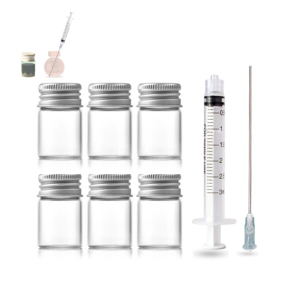 Japanese Ink Sharing, Mixing & Maintenance Kit - 7ml Glass Bottles for Decanting - Ideal for Glass Pen Lovers - Quality Inspected in Tokyo