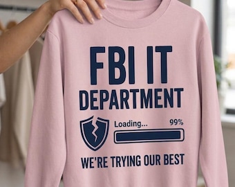 FBI IT Abteilung lädt Meme PNG, Cybersicherheit Humor (Digitaler Download)