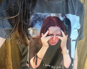 Ich liebe meinen Job Emily Mem, lustiges meme Shirt, je taime mon travail Unisex klassisches T-Shirt