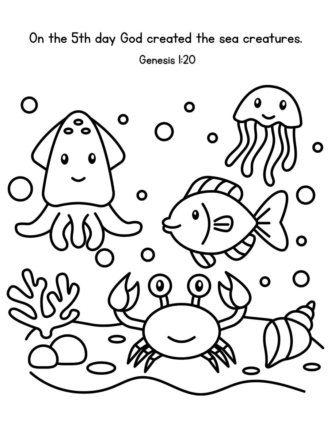 Printable Preschool Coloring Pages Bundle for Kids | Toddler ...
