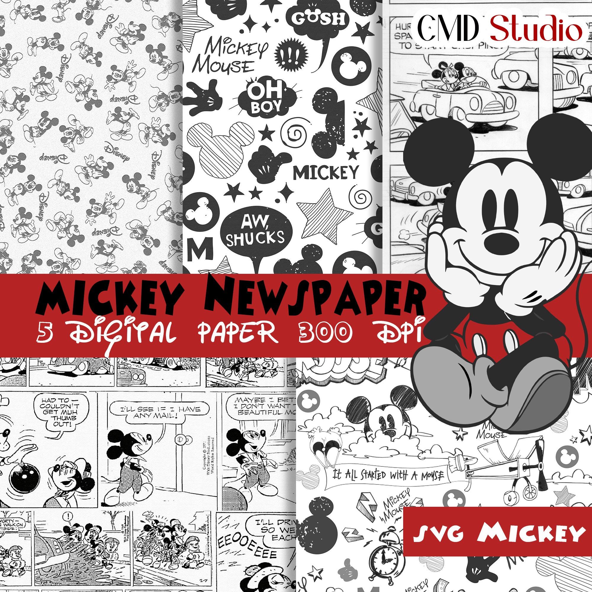 ２９．ディズニー ミッキーマウス ビンテージ コミック 紙もの 海外紙物イギリス Mickey mouse comic - Etsy 日本