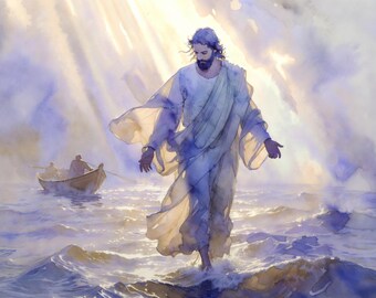 walking on water png