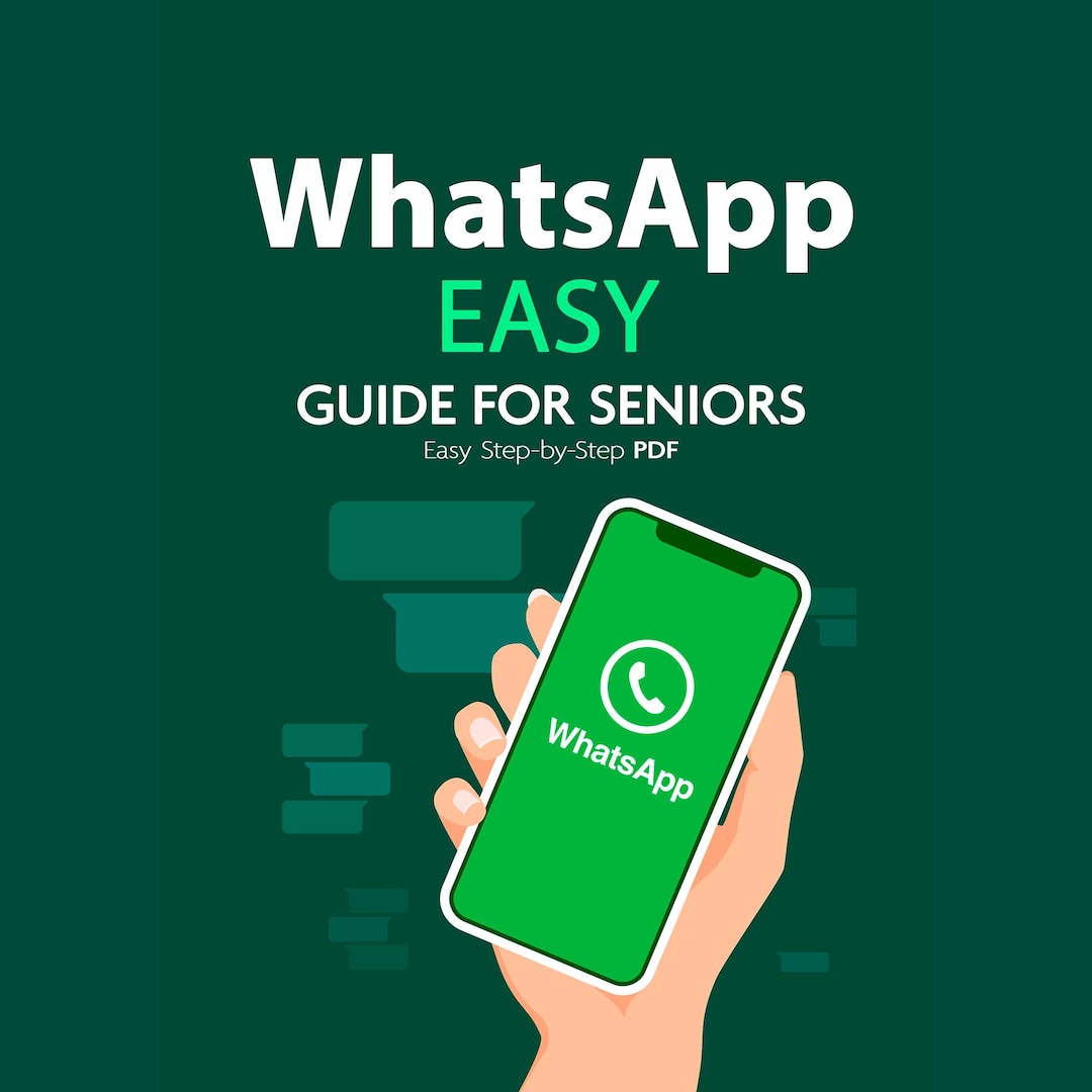 Whatsapp Guide for Seniors PDF, Printable Step-by-step Help for Parents ...