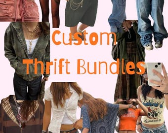 Lote de ropa de segunda mano personalizado / Caja de ropa personalizada / Lote de ropa vintage / Ropa de segunda mano seleccionada