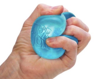 Mini cubo de hielo, juguete sensorial, suave y antiestrés, juguete de escritorio de tacto frío para niños y adultos.