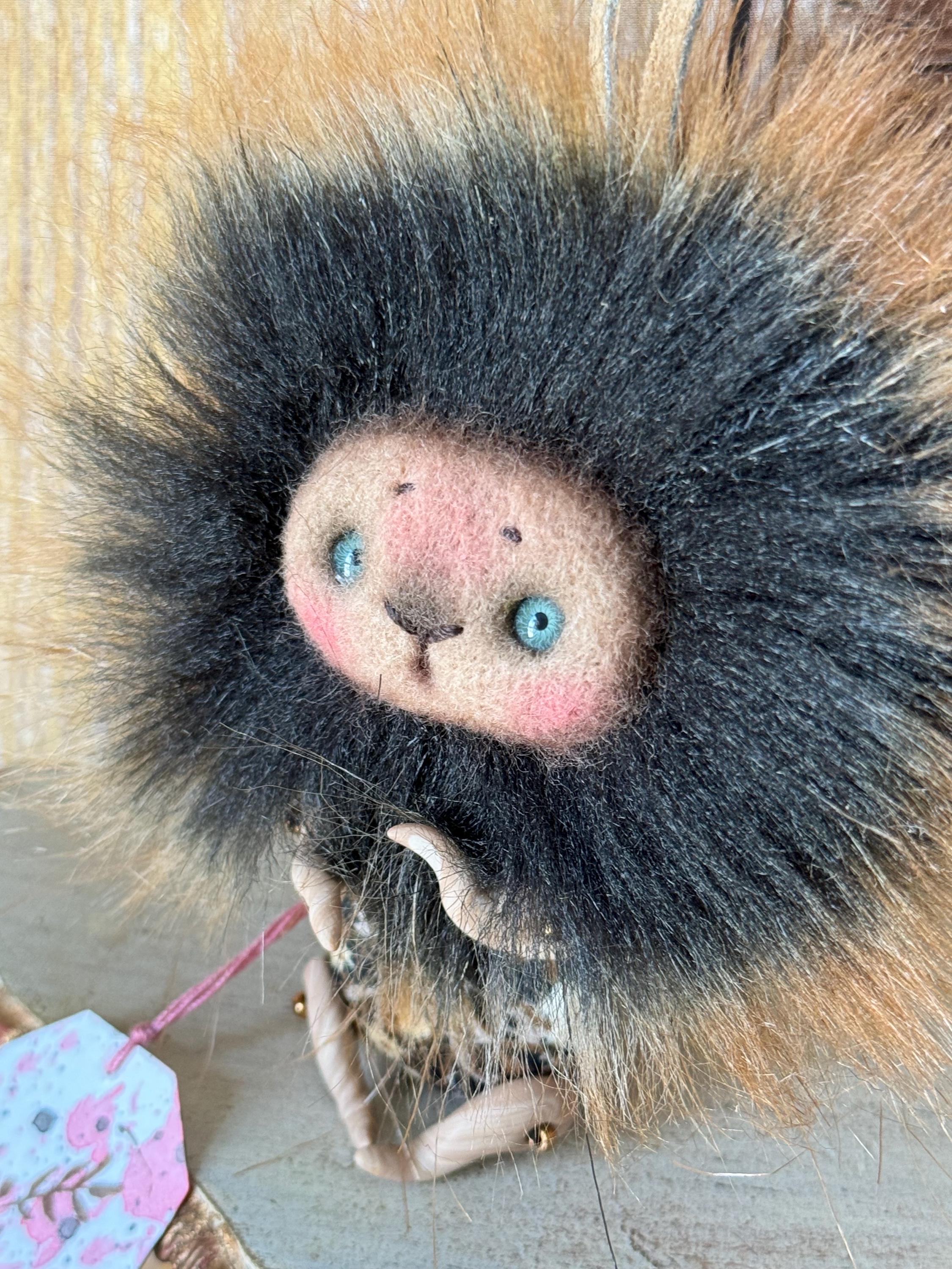 Handmade Forest Creature Doll – Cute Fanged Woodland Spirit, OOAK Art ...