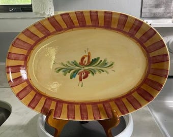 Bandeja ovalada vintage Siena de Gail Pittman