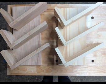 Portabottiglie da parete in legno