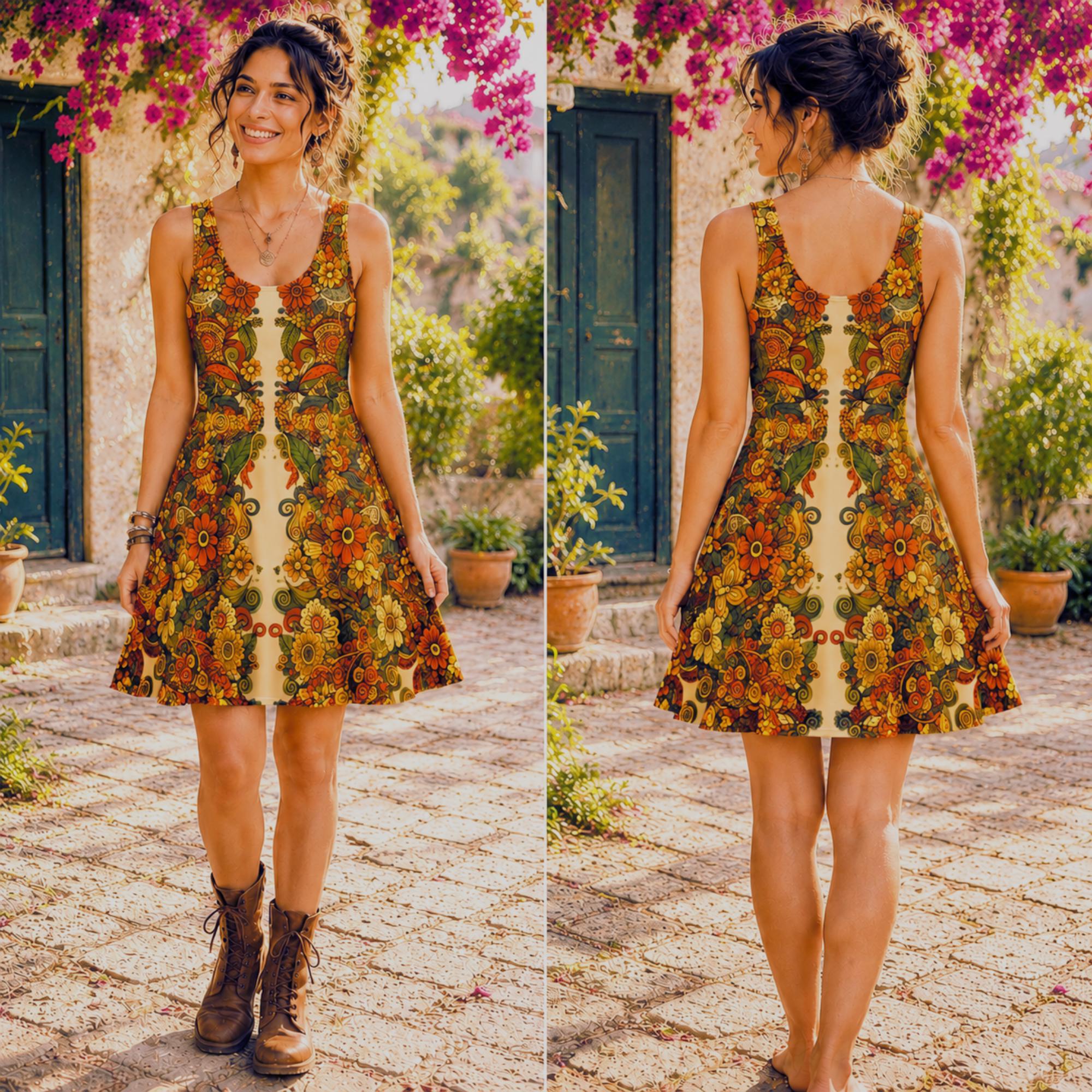 Earth Tone Dress - Etsy Earth Tone Dress - Etsy