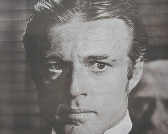 Vintage 1973 Robert Redford " The Sting " Movie Poster