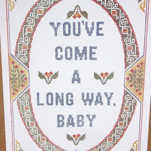 Vtg SMALL 1976 You've Come a Long Way Baby Hippie Poster
