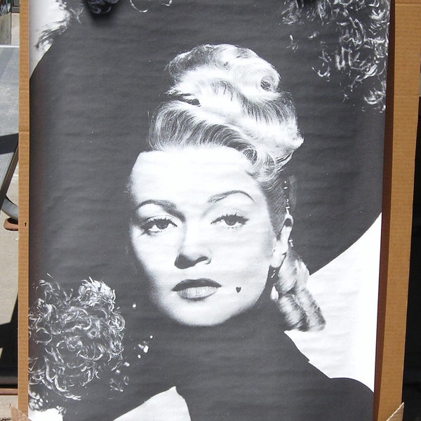 Vintage 1960s B&W Trilby - Lana Turner Movie Poster NOS