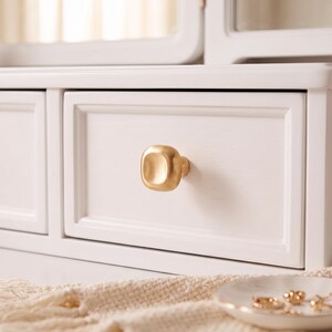 Pomelli per mobili, pomelli rotondi per cassetti, ferramenta moderna per mobili, ferramenta minimalista per mobili da cucina, pomelli per cassettiere, decorazioni semplici per rinnovare la casa immagine 4