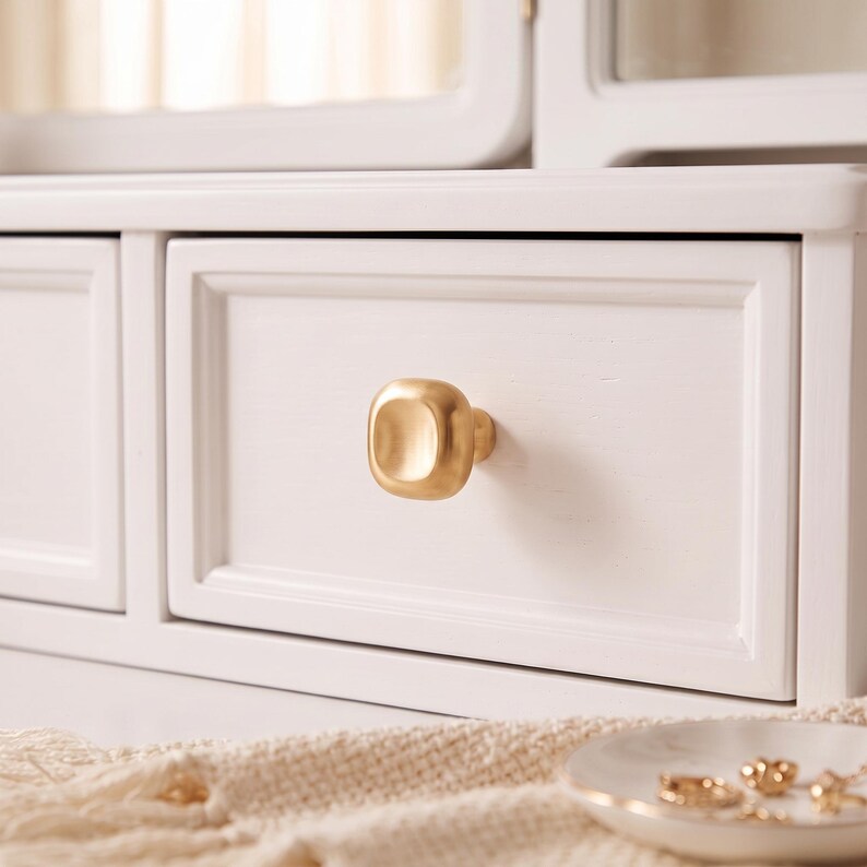 Pomelli per mobili, pomelli rotondi per cassetti, ferramenta moderna per mobili, ferramenta minimalista per mobili da cucina, pomelli per cassettiere, decorazioni semplici per rinnovare la casa immagine 4