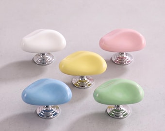 Tiradores para armarios, tiradores ovalados para cajones, herrajes modernos para muebles, tiradores decorativos para armarios de cocina, tiradores para cómodas, decoración minimalista para el hogar.