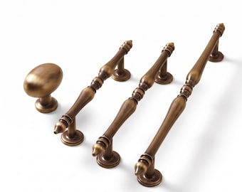 Tiradores y pomos para armarios, tiradores de cajones vintage, herrajes clásicos para muebles, herrajes para armarios de cocina, pomos para cómodas, elegantes mejoras para el hogar.