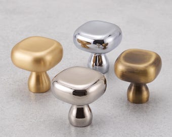 Cabinet Knobs, Round Drawer Knobs, Modern Furniture Hardware, Minimalist Kitchen Cabinet Hardware, Dresser Knobs, Simple Home Upgrade Decor