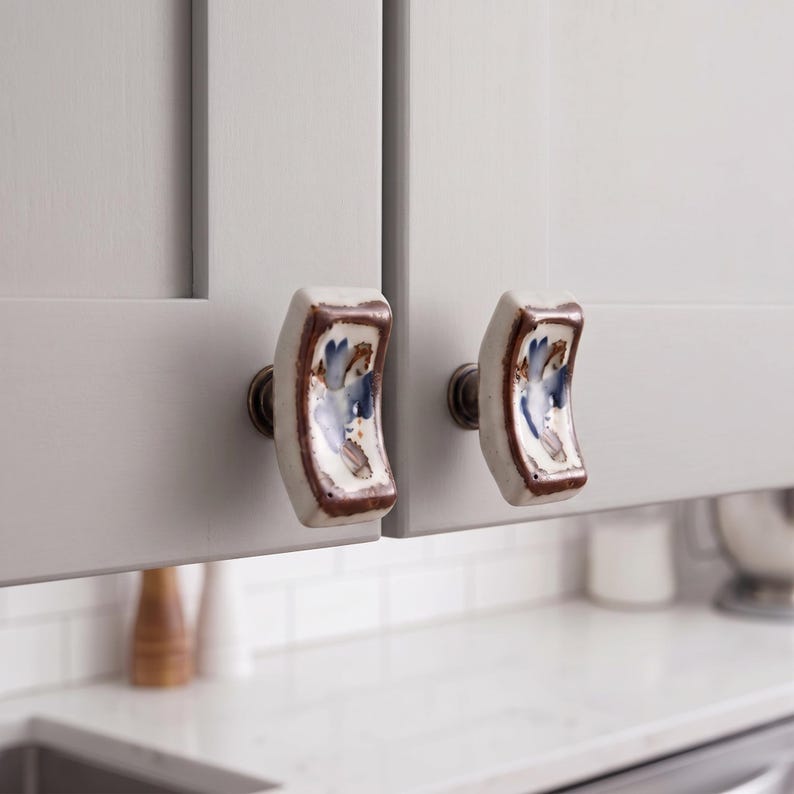Cabinet Knobs, Round Drawer Knobs, Decorative Furniture Hardware, Modern Kitchen Cabinet Hardware, Dresser Knobs, Unique Home Upgrade Decor image 5