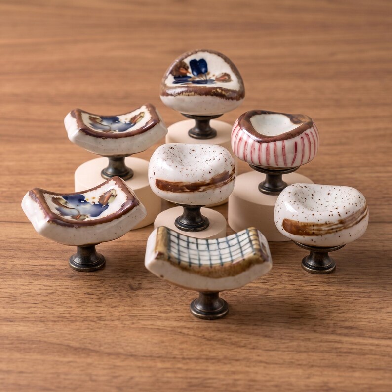 Cabinet Knobs, Round Drawer Knobs, Decorative Furniture Hardware, Modern Kitchen Cabinet Hardware, Dresser Knobs, Unique Home Upgrade Decor image 3