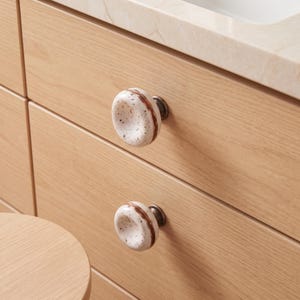 Cabinet Knobs, Round Drawer Knobs, Decorative Furniture Hardware, Modern Kitchen Cabinet Hardware, Dresser Knobs, Unique Home Upgrade Decor image 4