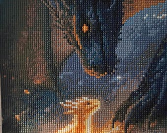 Diamond art, Ready to be hung up on the wall.