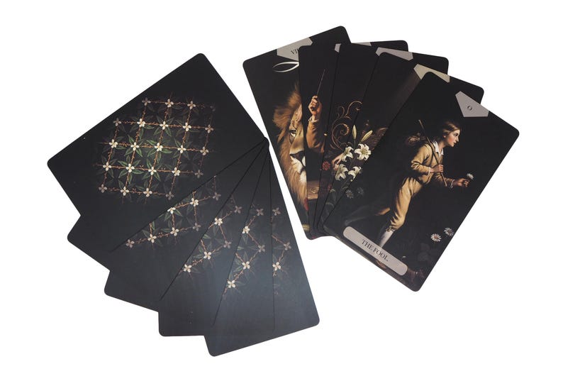 The Divine Artisan Tarot Deck – Artistic Minimalist Cards, Intuitive Reading & Spiritual Practice, Intuitive Guide Gift, Caravaggio Inspired image 2