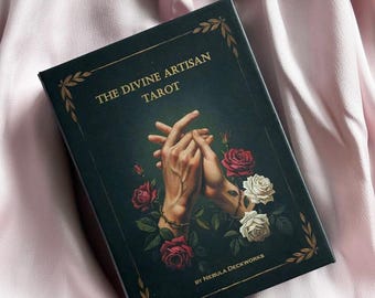 The Divine Artisan Tarot Deck – Artistic Minimalist Cards, Intuitive Reading & Spiritual Practice, Luxury Tarot Gift, Premium Deck