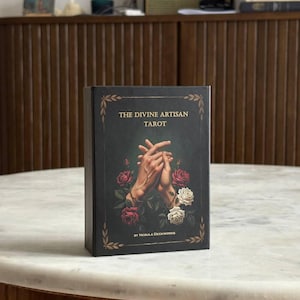 Il mazzo di tarocchi Divine Artisan – Carte artistiche minimaliste, lettura intuitiva e pratica spirituale, regalo di lusso con i tarocchi, mazzo premium