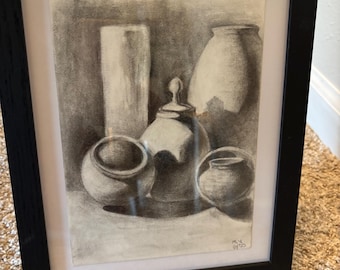 Charcoal Object Studies