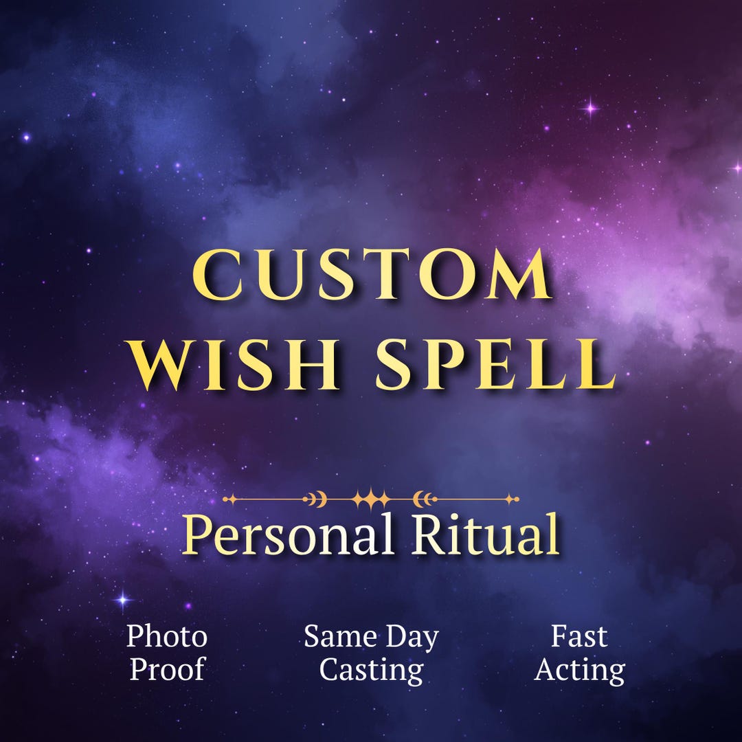 Cyrene Wish Ritual Custom Wish Ritual, Personal Ritual for Love, Money, Career, Luck or ...