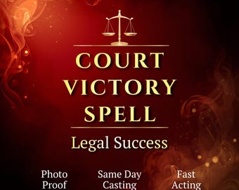 Court Victory Spell, Justice Ritual, Legal Success and Favorable Outcome Magic