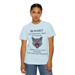 Cat T-Shirt | Tongues Out design, Sarcastic Cat Tee, Funny gift