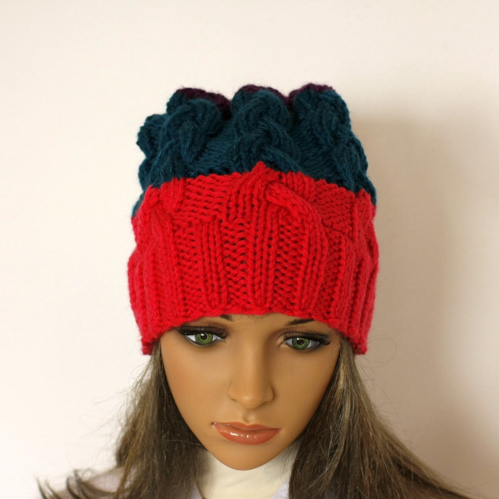 Hand Knitted Warm Bobble Hat for Women. Soft and Comfortable Etsy UK