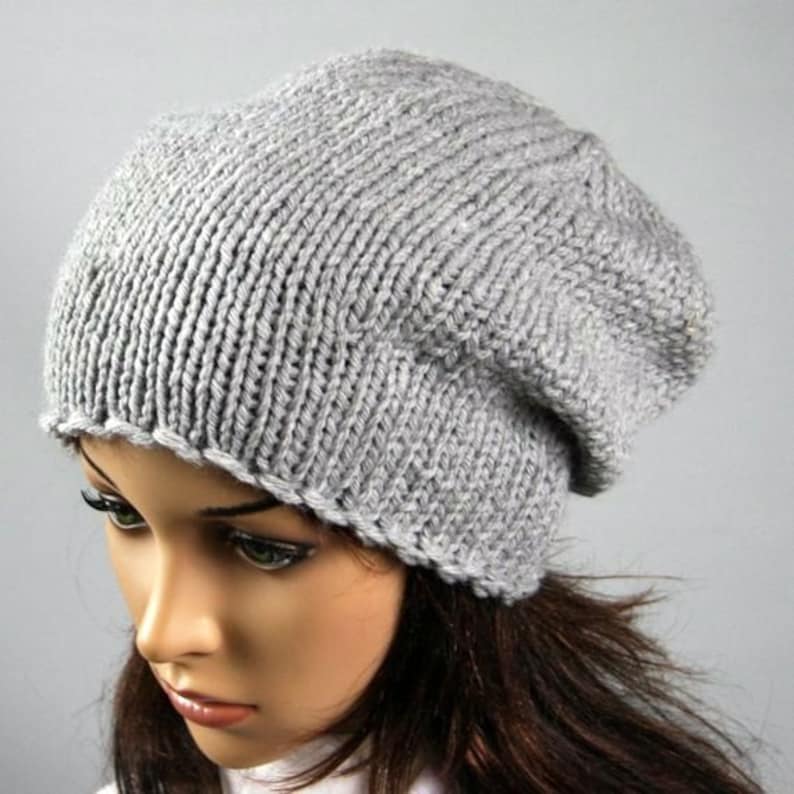 Women Artsy Hollow Out Knitted Slouchy Beanie 1