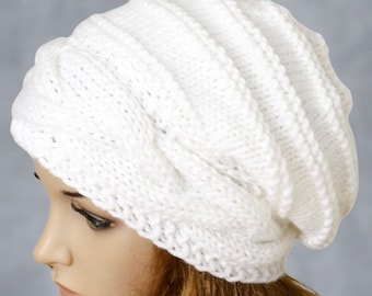 Knitted Hat Large women Oversized Hat winter Big Baggy Hat Winter Adult Teen Fashion Knit Slouchy Hat winter hat big hat In many colours.