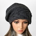 LEROTUKI Knit Slouchy Beanie Hat For Men & Women - Warm Acrylic Cap In Black - View #8