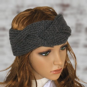 Cozy Braided Headband - Knit Ear Warmer for Women - Winter Head Wrap in Various Colors