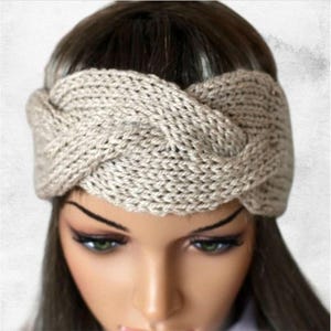 Cozy Braided Headband - Knit Ear Warmer for Women - Winter Head Wrap in Various Colors