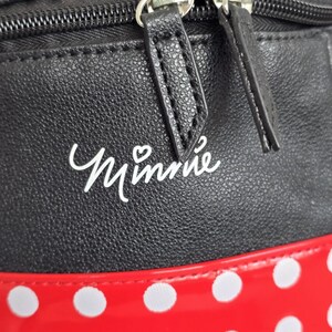 Disney Minnie Mouse Red Polka Dot Mini Backpack Purse Dani by Danielle Nicole EC image 3