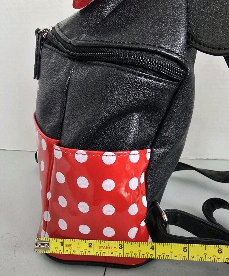 Disney Minnie Mouse Red Polka Dot Mini Backpack Purse Dani by Danielle Nicole EC image 14