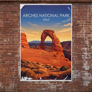 Arches National Park Art Print | Utah Desert Landscape Wall Decor (Digital Download) image 7