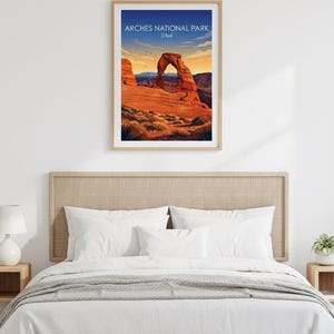 Arches National Park Art Print | Utah Desert Landscape Wall Decor (Digital Download) image 5