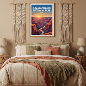 Grand Canyon National Park Art | Arizona Desert Landscape Printable (Digital Download) image 6
