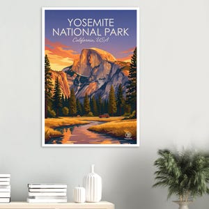 Yosemite National Park Print | California Mountain Landscape (Digital Download) image 2