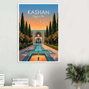 Fin Garden Travel Print, Travel Poster, Kashan,IRAN