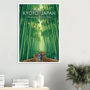 Kyoto Arashiyama Bamboo Grove Print | Japanese Travel Wall Art (Digital Download) image 2