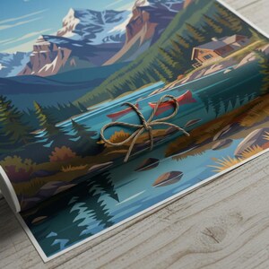 Jasper National Park Travel Print, Travel Poster, Canada image 5