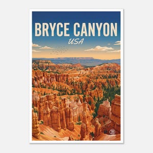 Bryce Canyon National Park Print | Utah Hoodoo Desert Landscape (Digital Download) image 1