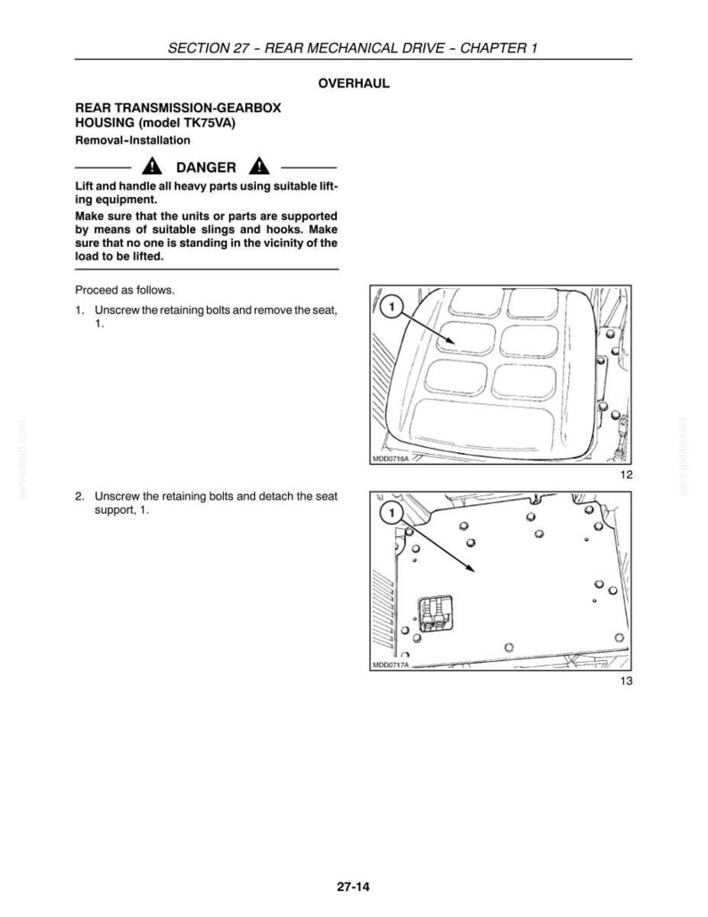 New Holland Tk75va, Tk80a, Tk80ma, Tk90a, TK90MA, TK100A Tractor Service Repair Workshop Manual | Instant PDF Download image 6